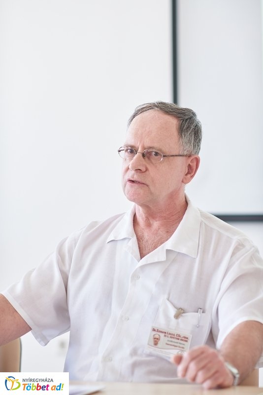 Haemotológiai sajtótájékoztató a kórházban