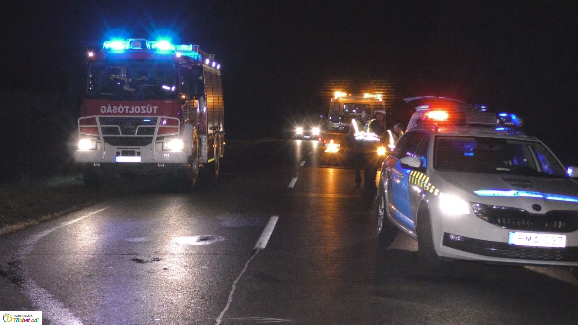 Halálos baleset Nagykállónál