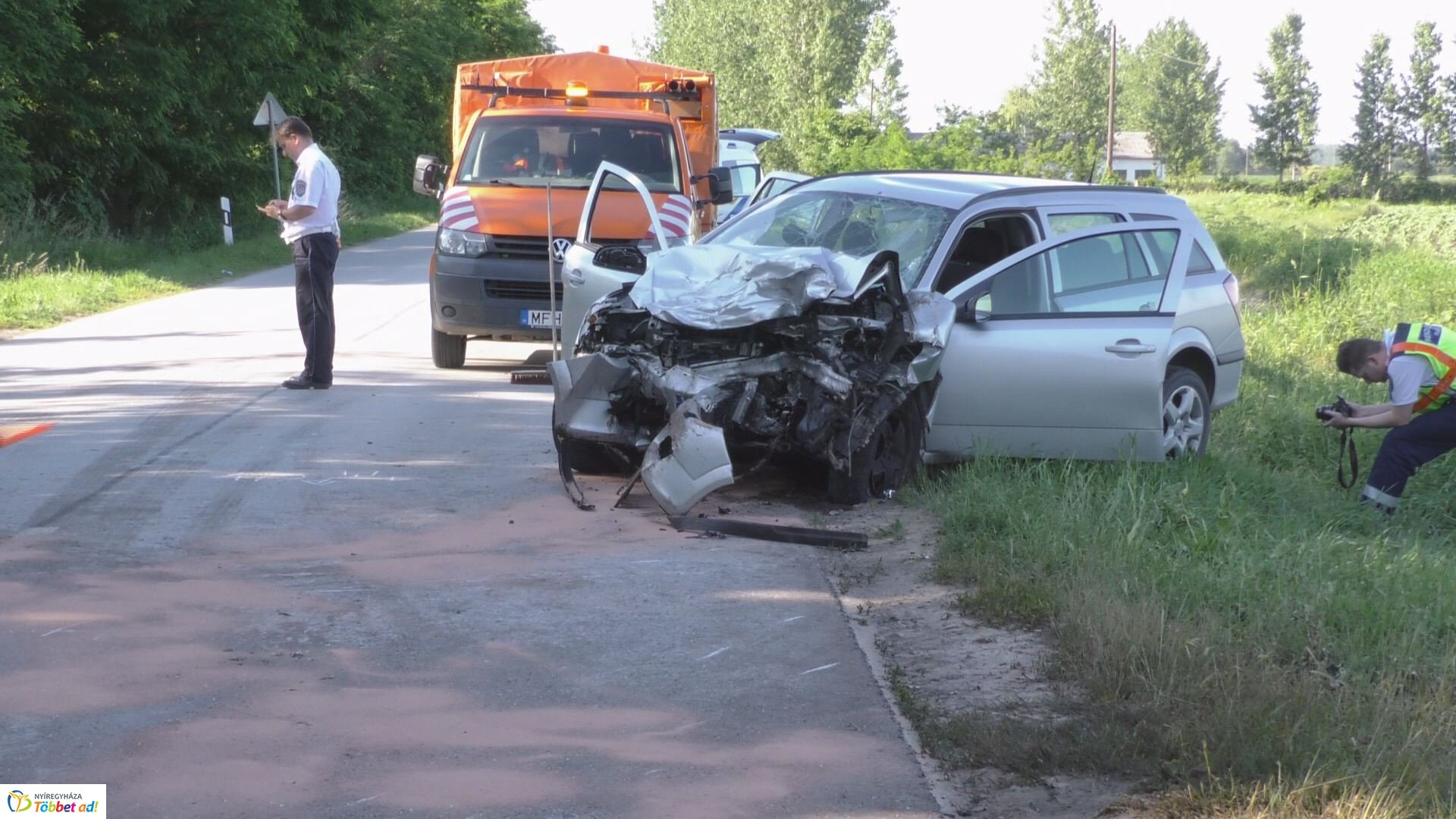 Halálos baleset Nyírcsaholynál