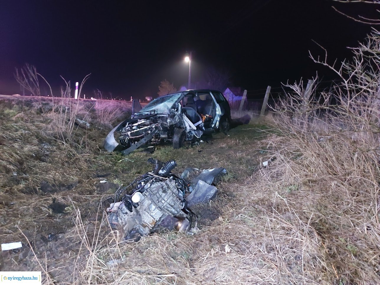 Halálos baleset Nyírteleknél