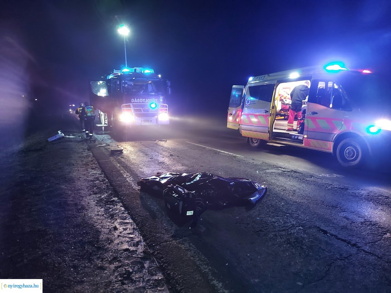 Halálos baleset Nyírteleknél