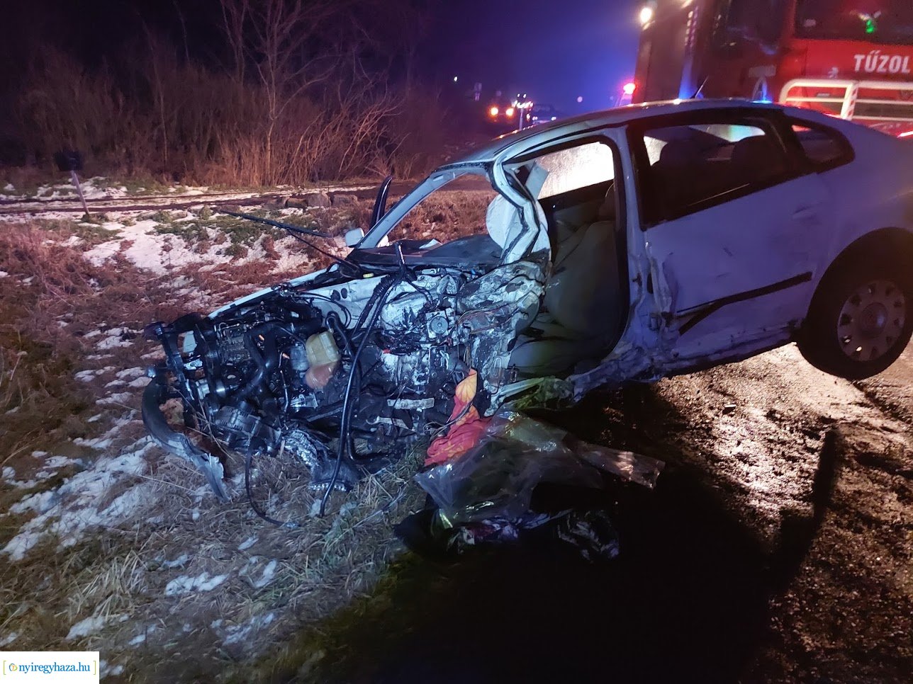 Halálos baleset Nyírteleknél