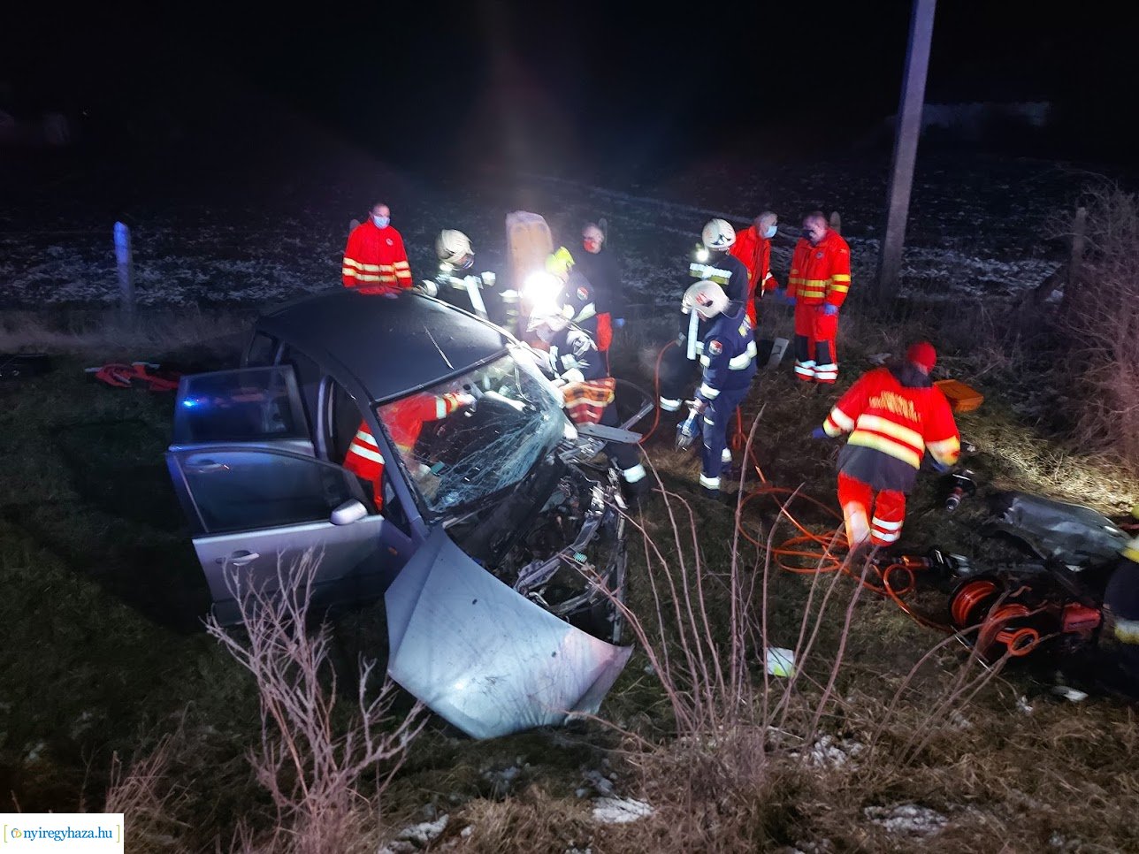 Halálos baleset Nyírteleknél