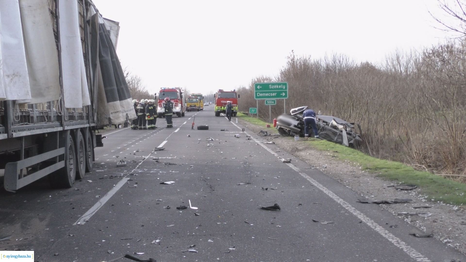 Halálos baleset történt Székelynél