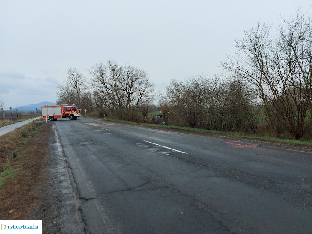 Halálos baleset történt Tiszanagyfalunál