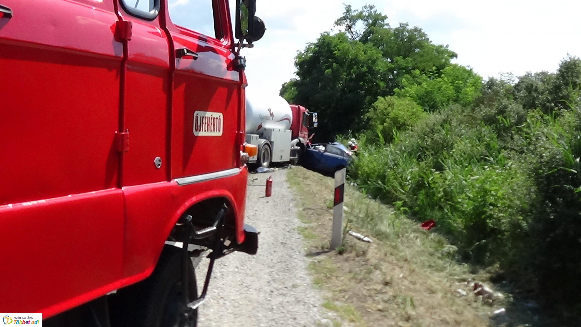 Halálos baleset Újfehértónál