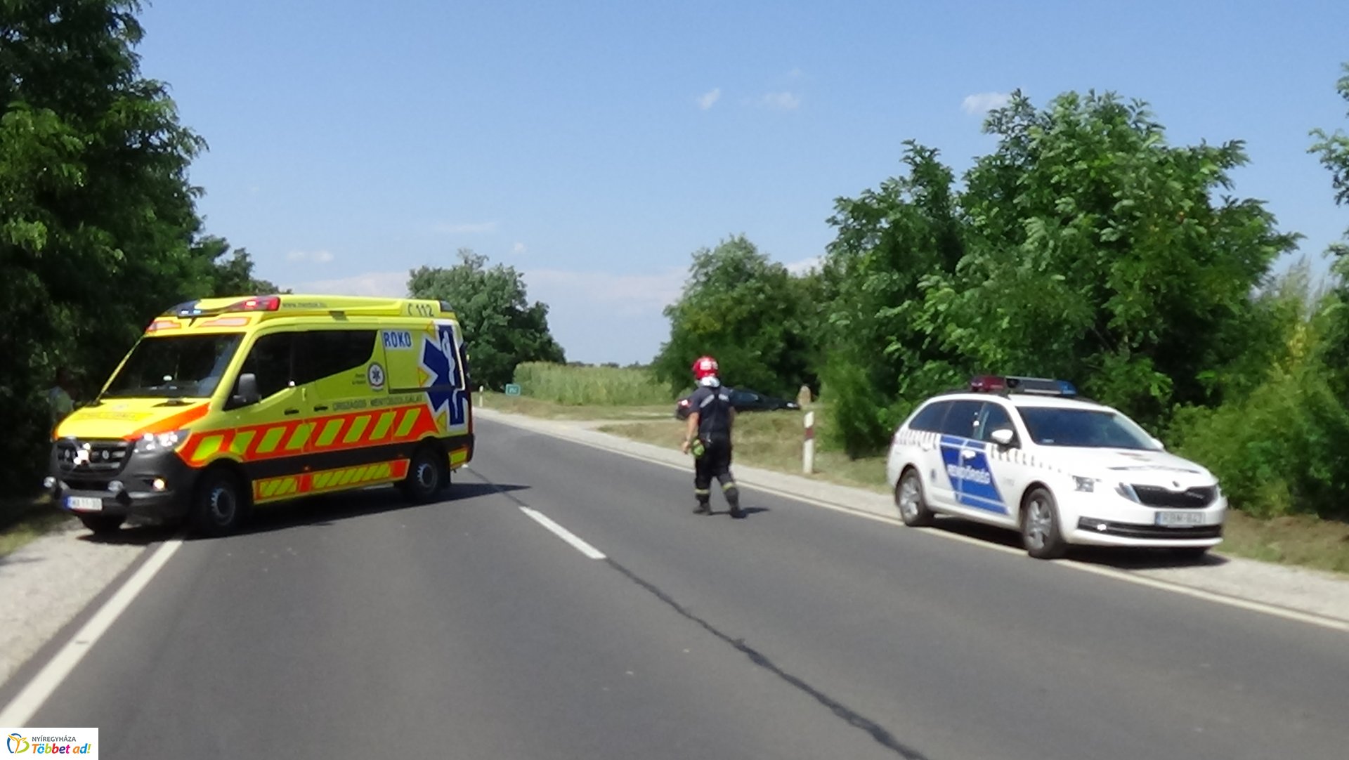 Halálos baleset Újfehértónál