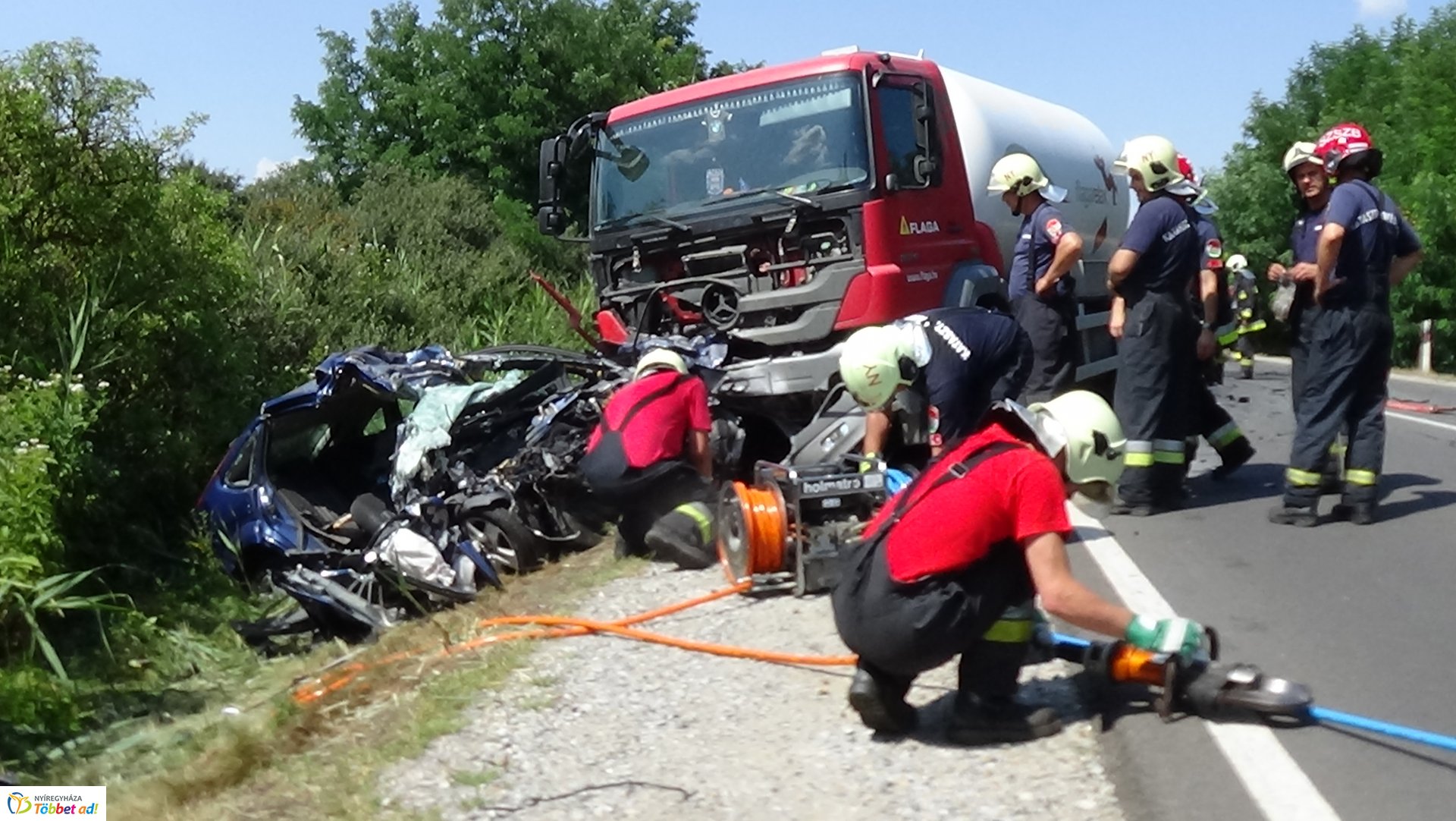 Halálos baleset Újfehértónál