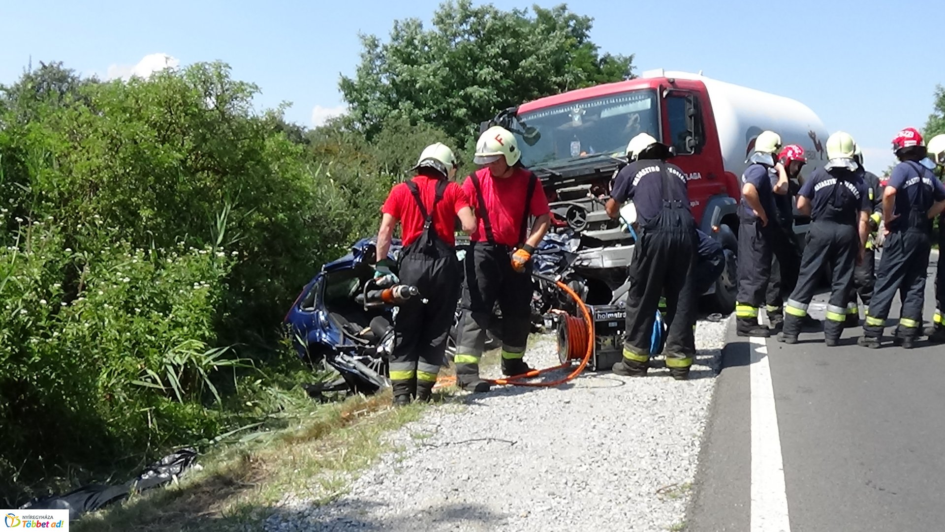 Halálos baleset Újfehértónál