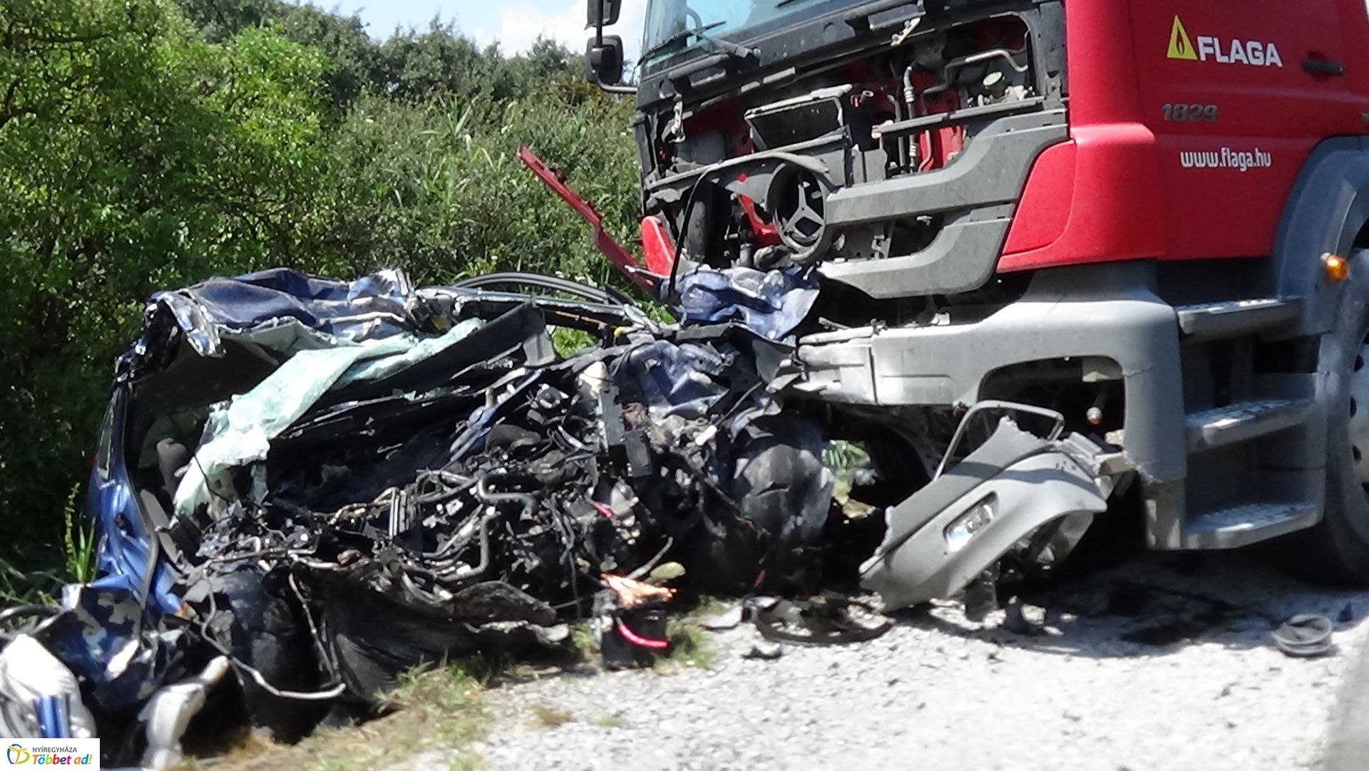 Halálos baleset Újfehértónál