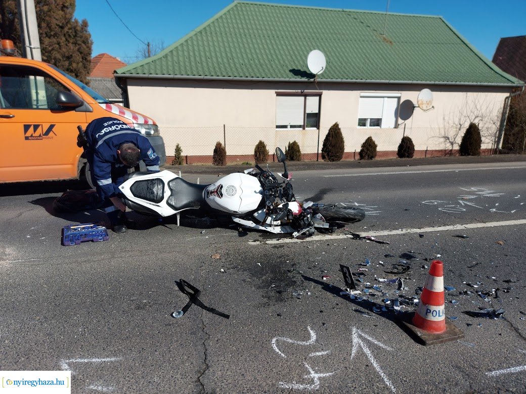 Halálos motoros baleset történt péntek délelőtt