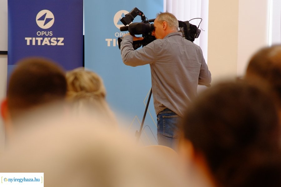 Hálózatfejlesztés Nyíregyházán - sajtótájékoztató