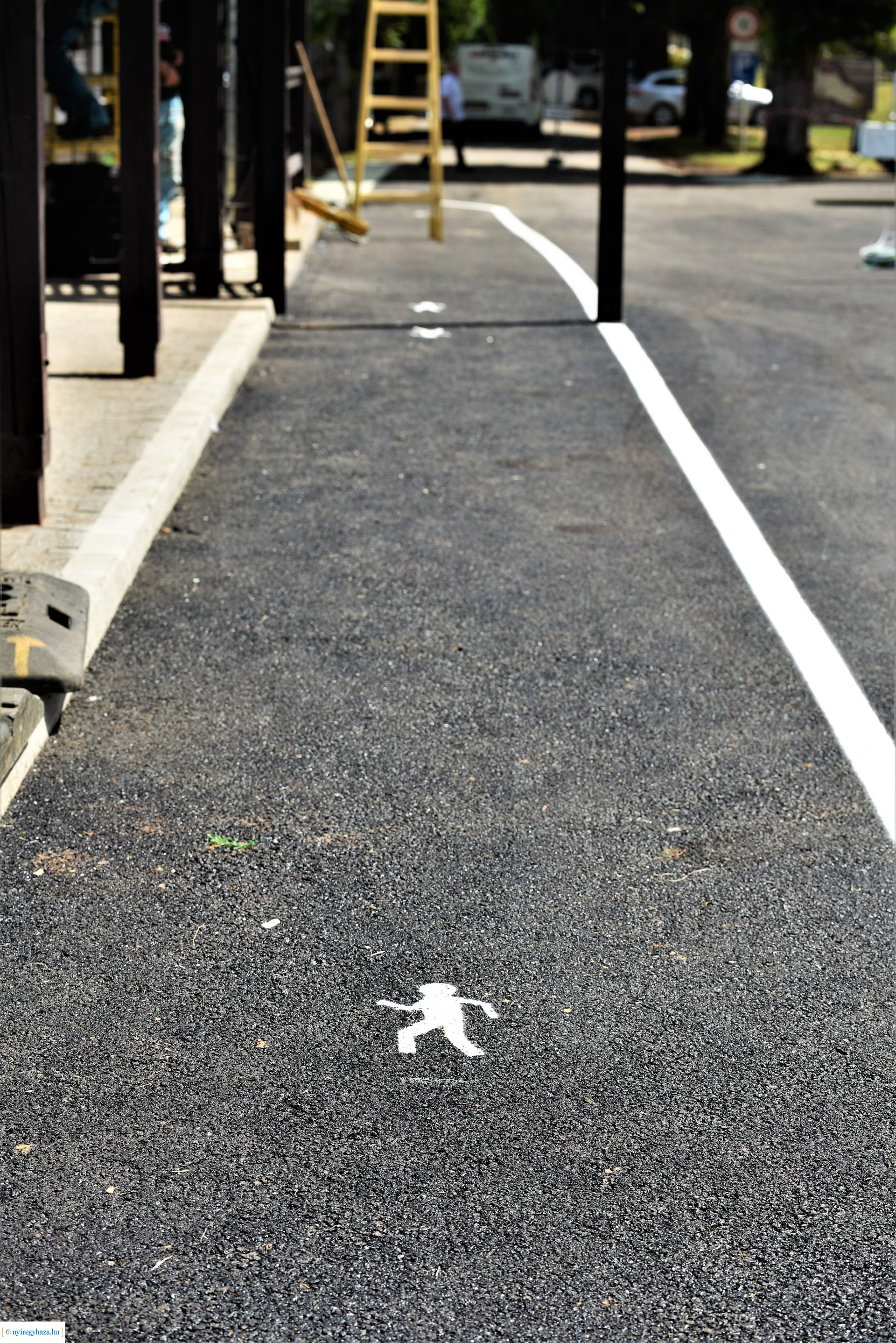 Hamarosan elkészül a Korányi út felől a temető bejárata