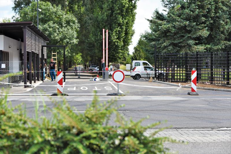 Hamarosan elkészül a Korányi út felől a temető bejárata