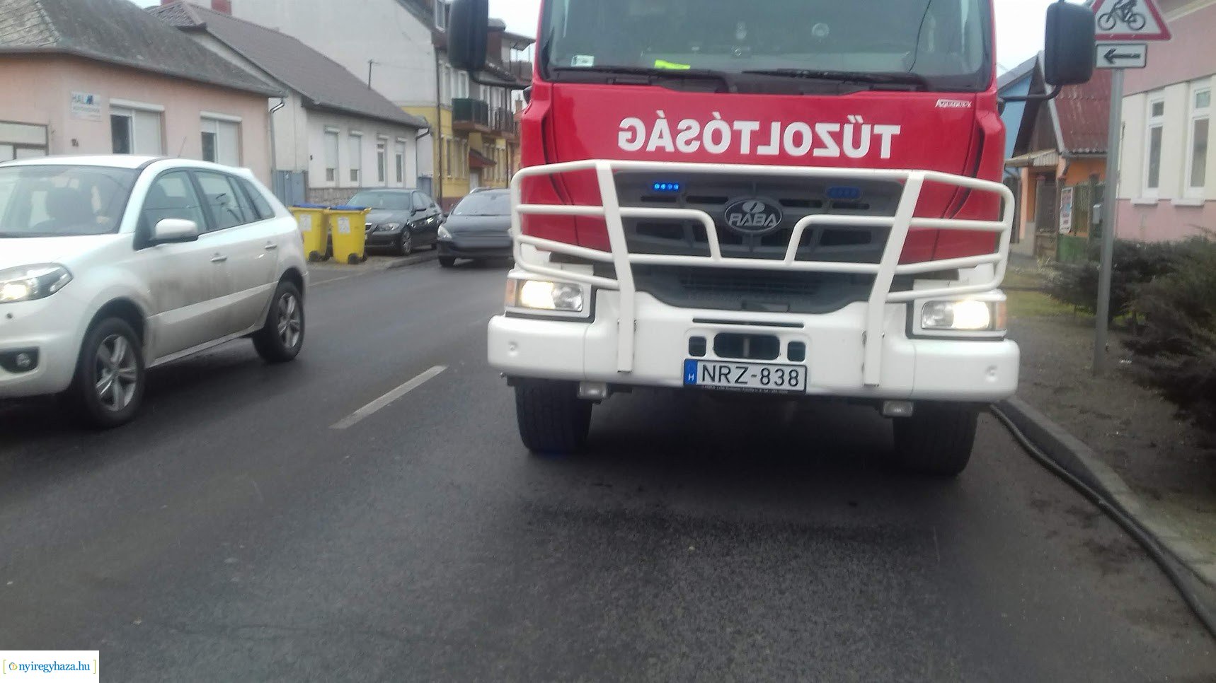 Hármas karambol a Kállói úton