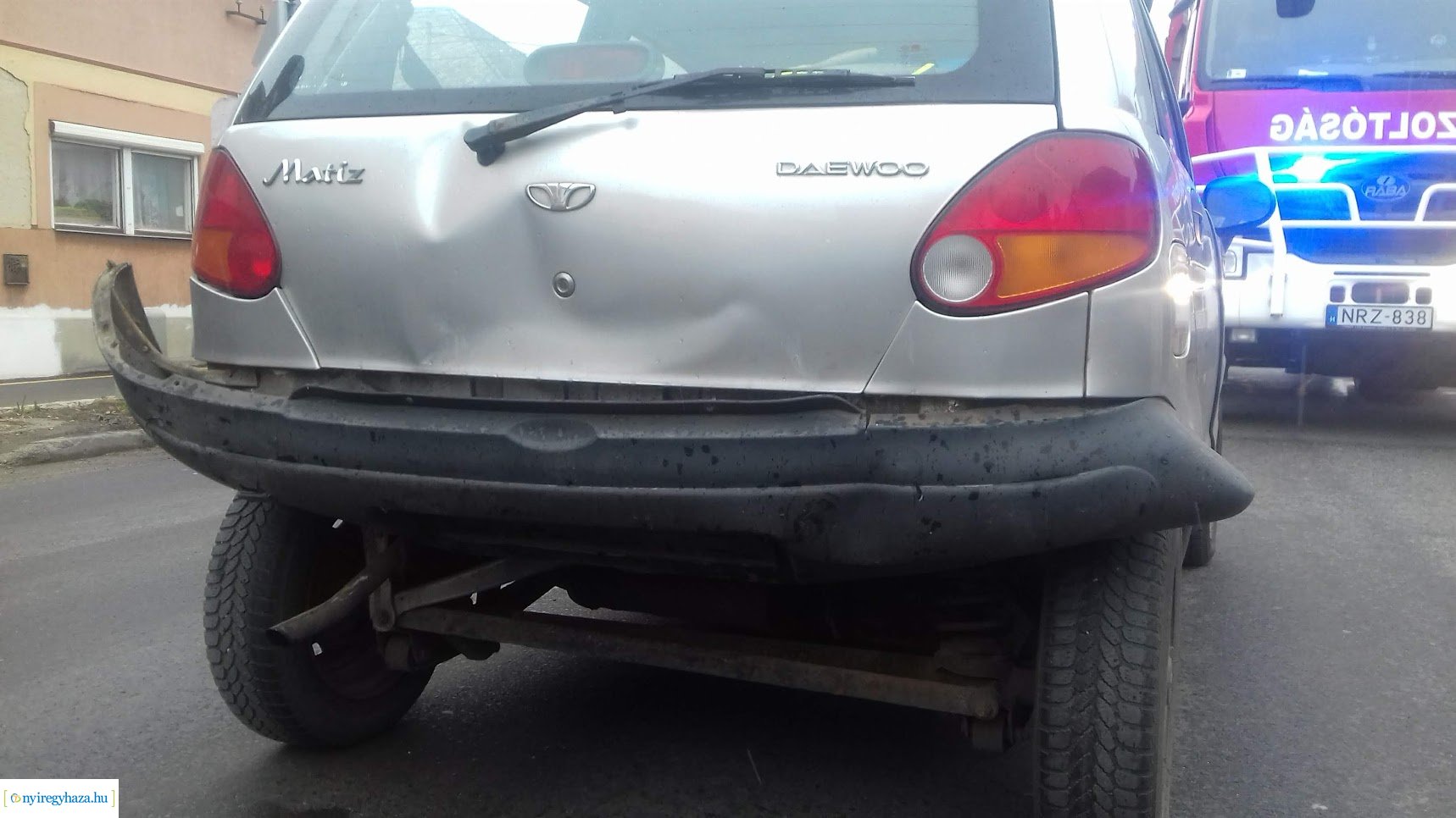 Hármas karambol a Kállói úton