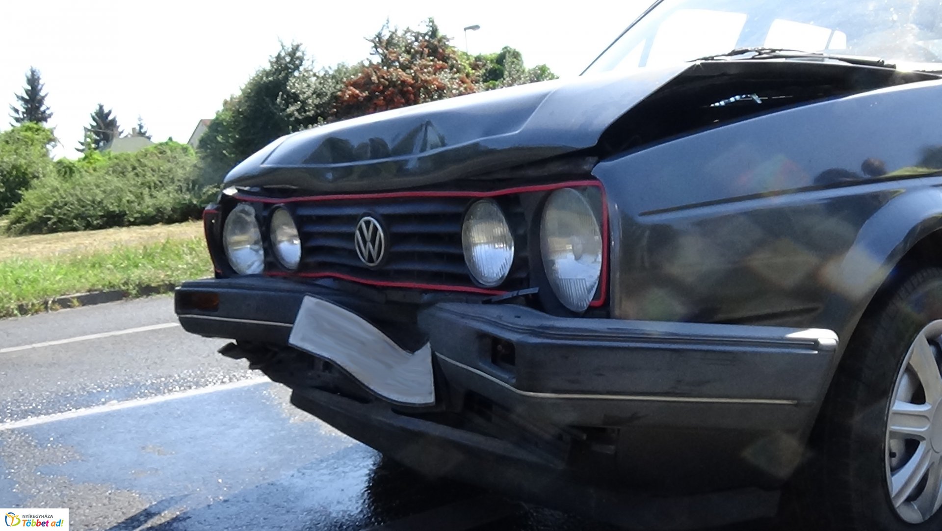 Hármas karambol a Vasgyár utcán