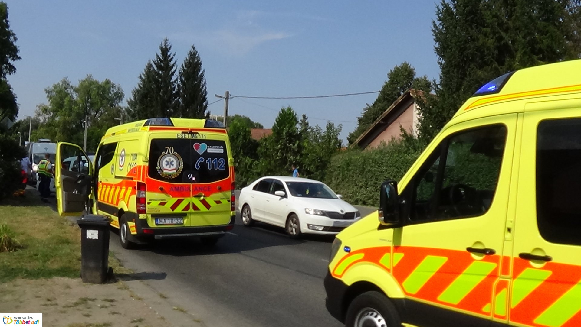 Hármas karambol történt a Rákóczi utcán 