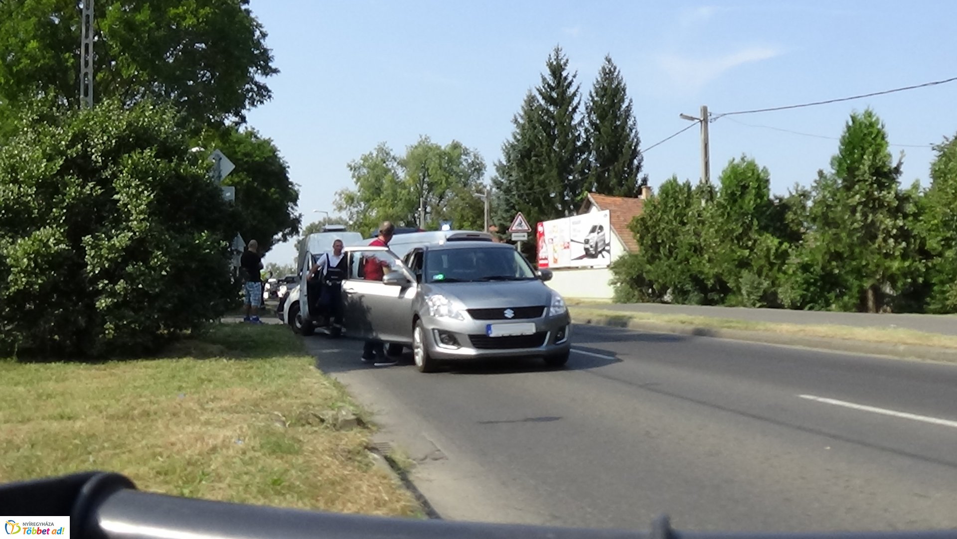 Hármas karambol történt a Rákóczi utcán 