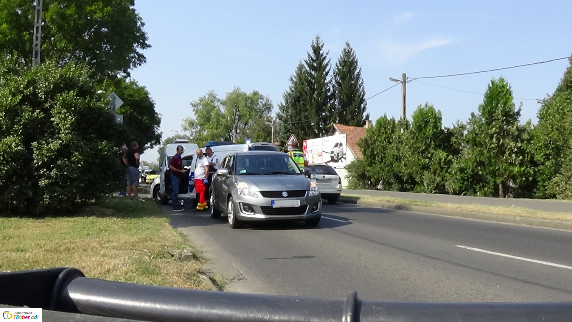 Hármas karambol történt a Rákóczi utcán 