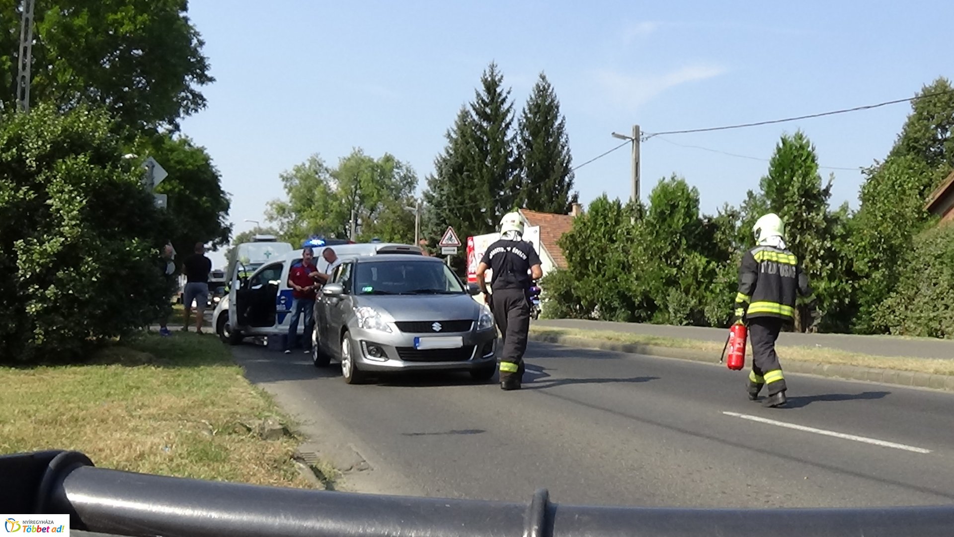 Hármas karambol történt a Rákóczi utcán 