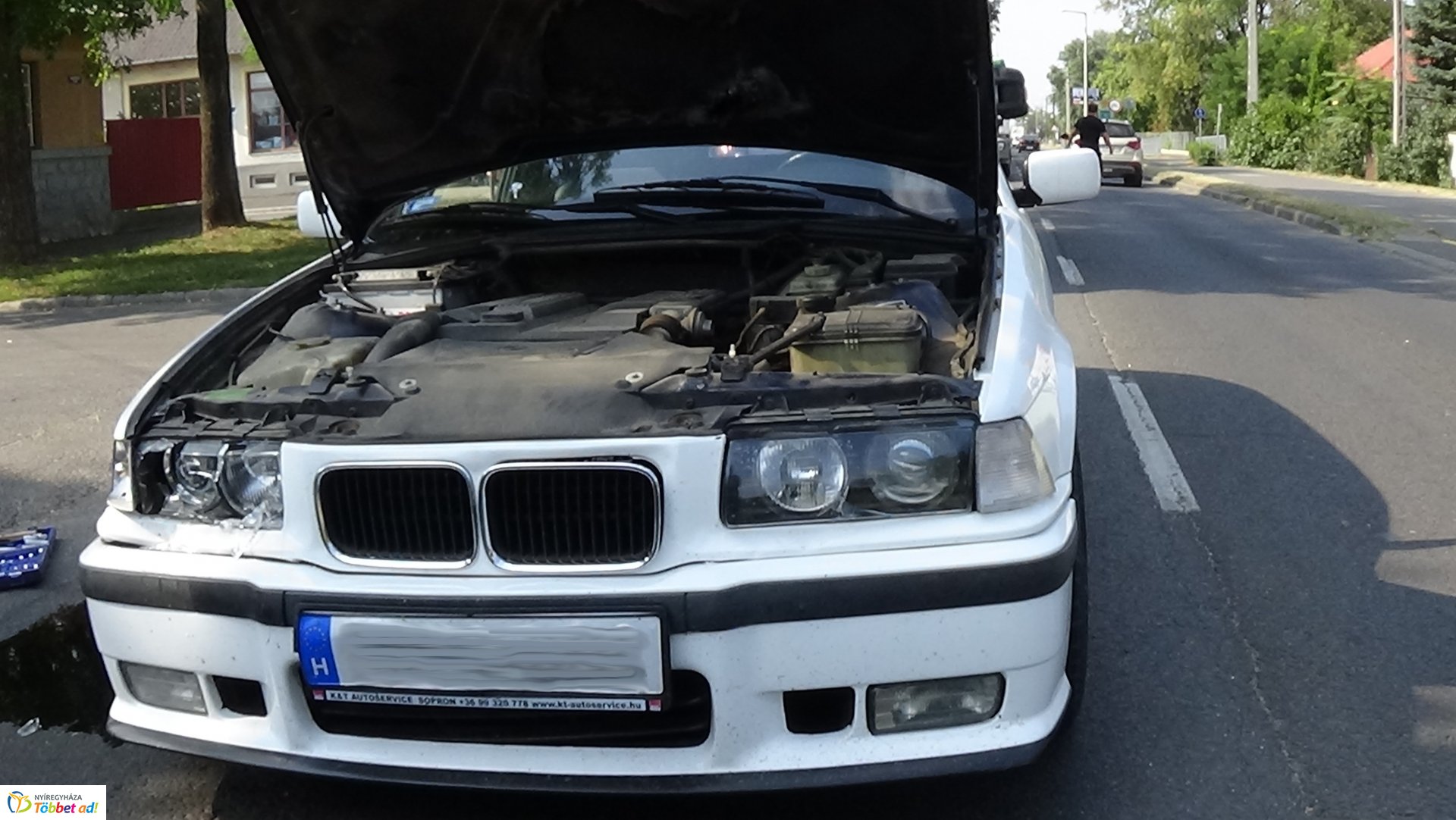 Hármas karambol történt a Rákóczi utcán 