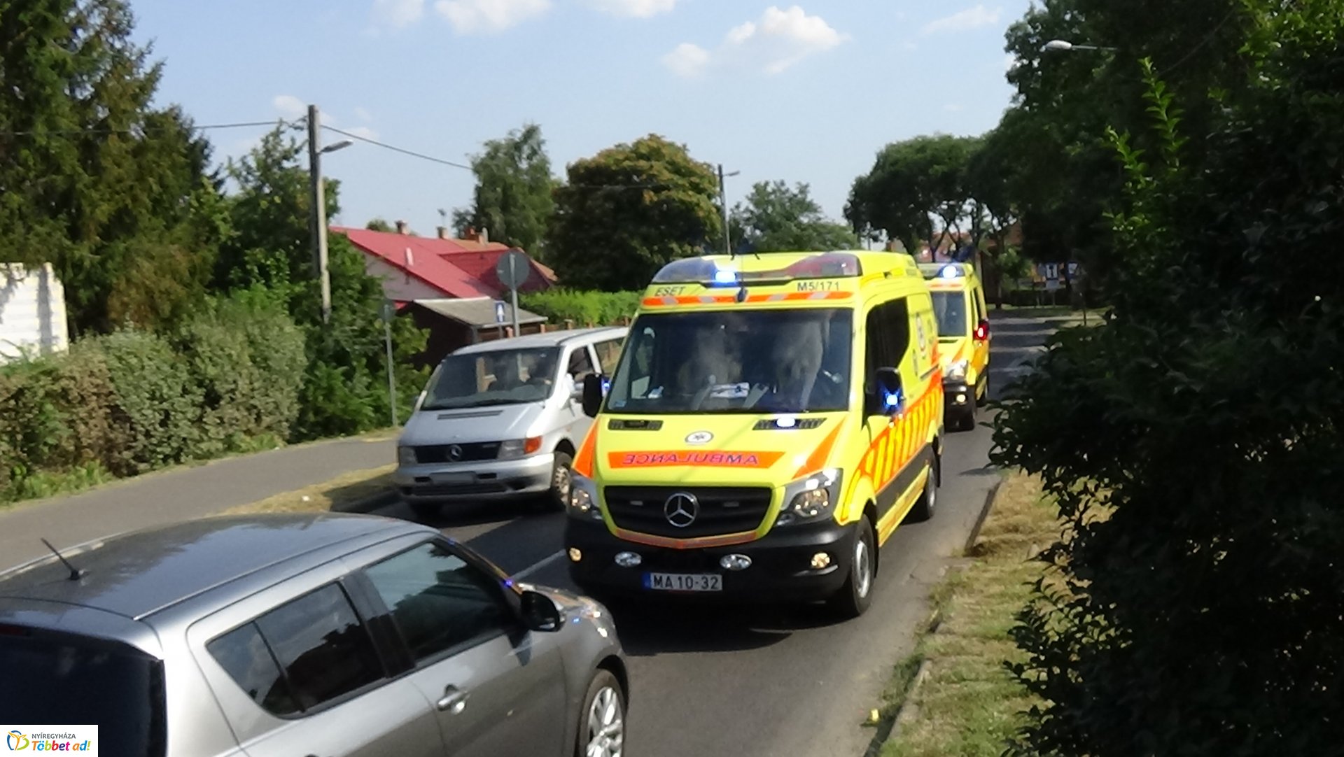 Hármas karambol történt a Rákóczi utcán 