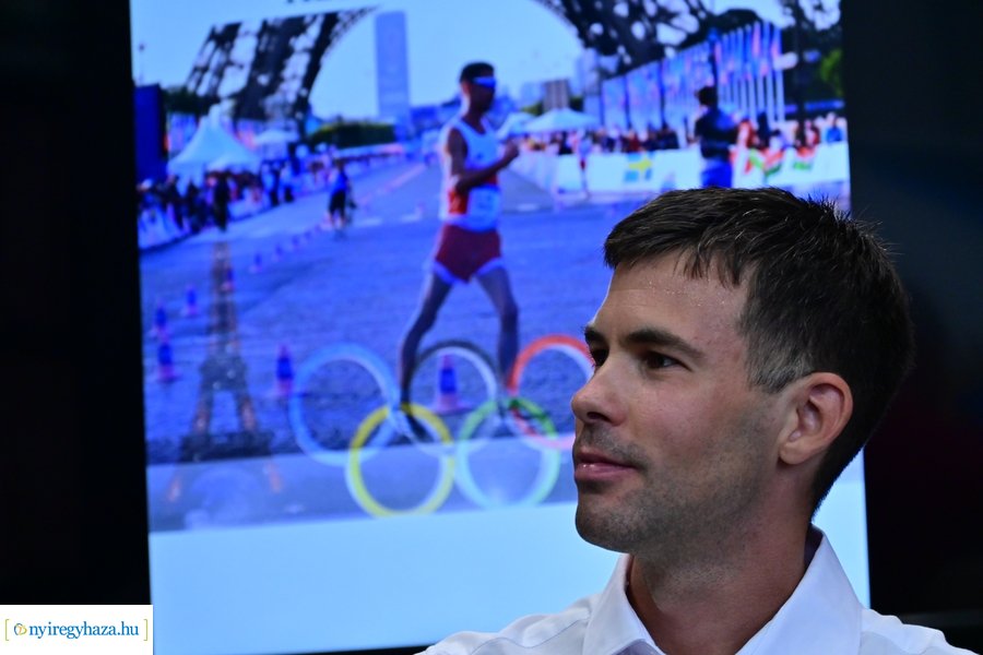Helebrandt Máté olimpikon fogadása a Városházán