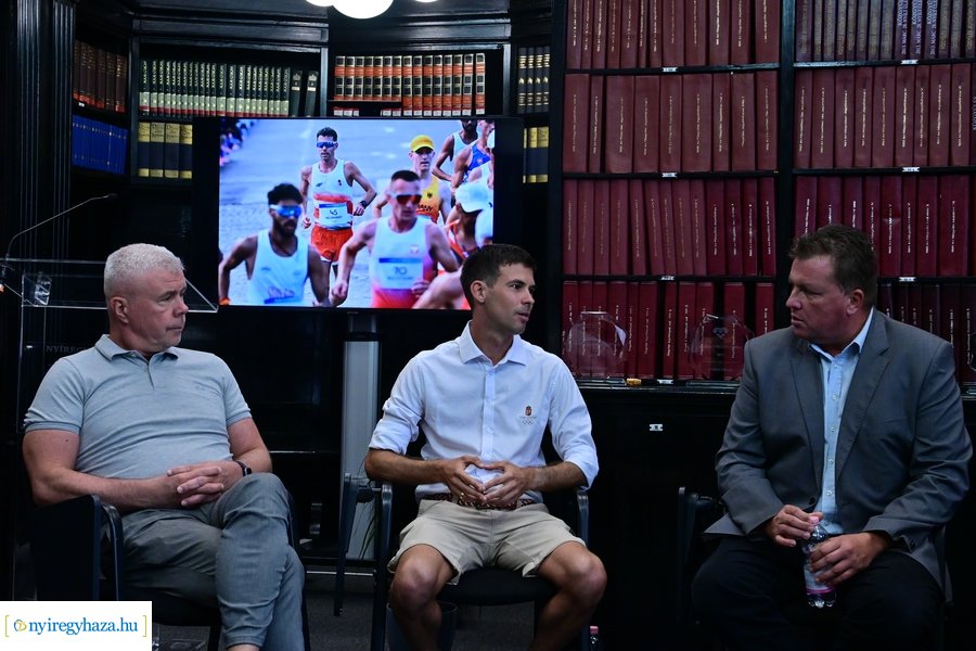 Helebrandt Máté olimpikon fogadása a Városházán