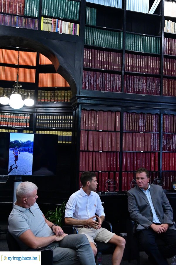 Helebrandt Máté olimpikon fogadása a Városházán