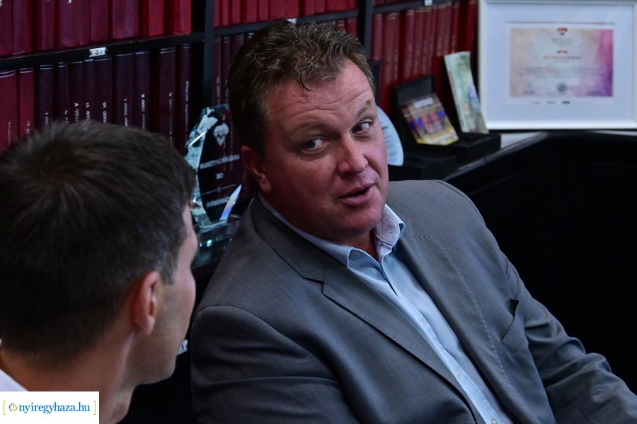 Helebrandt Máté olimpikon fogadása a Városházán