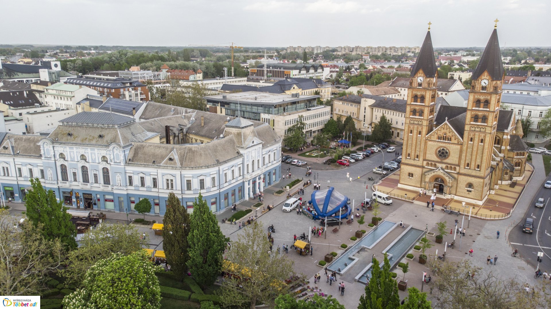 Hello Nyíregyháza a magasból