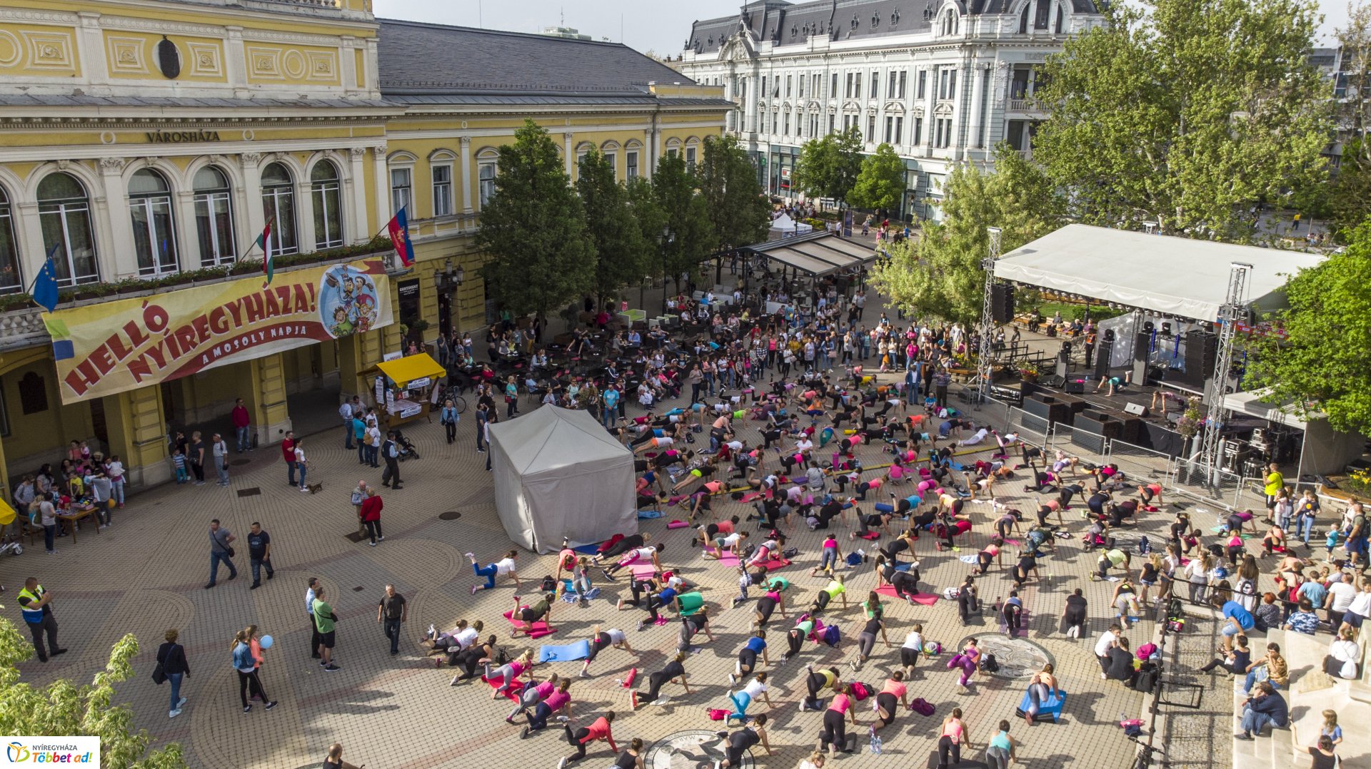 Hello Nyíregyháza a magasból