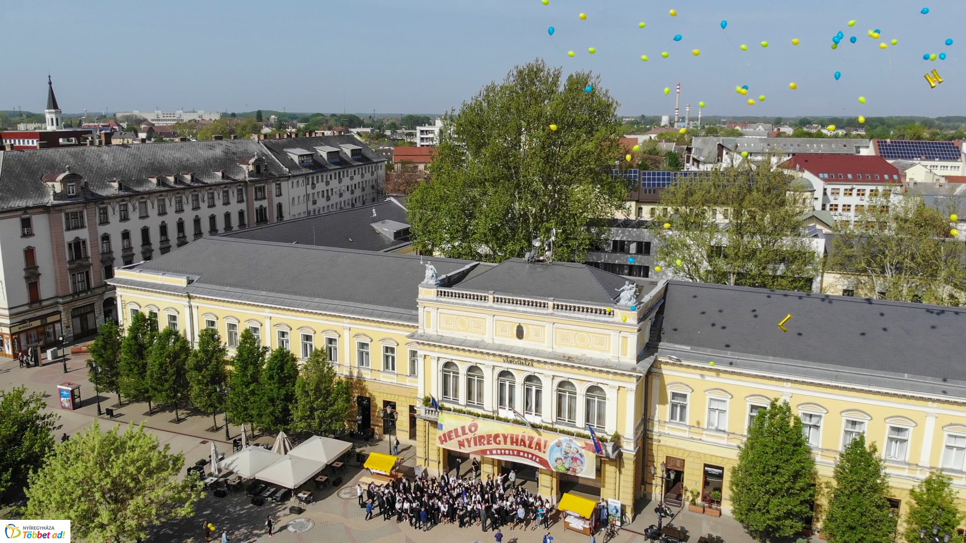 Hello Nyíregyháza a magasból