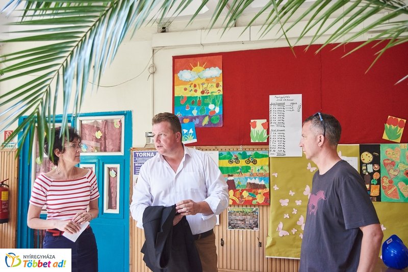 Helyszíni szemle a Gárdonyi iskolában