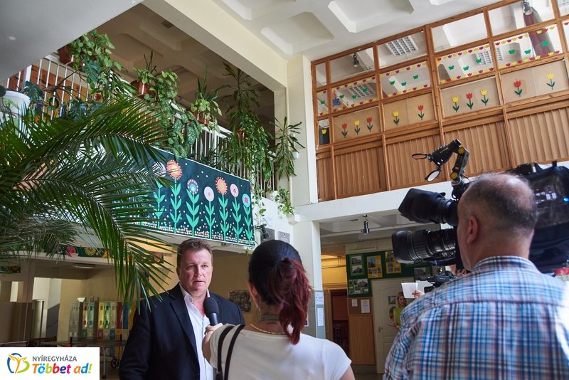 Helyszíni szemle a Gárdonyi iskolában