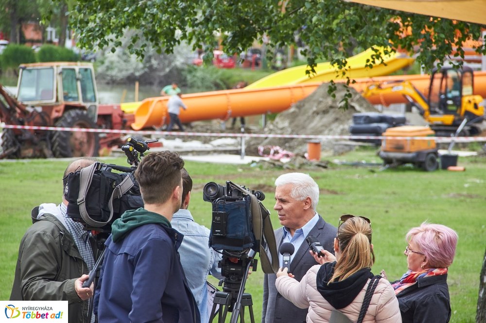 Helyszíni szemle a Tófürdőn