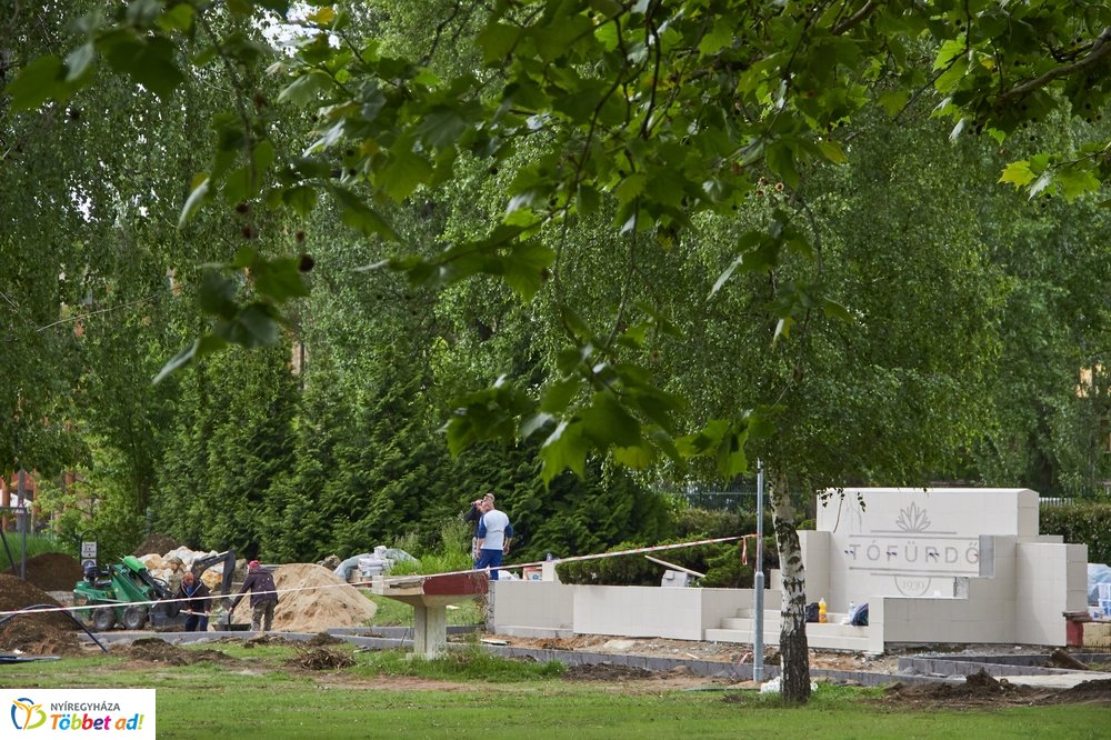 Helyszíni szemle a Tófürdőn