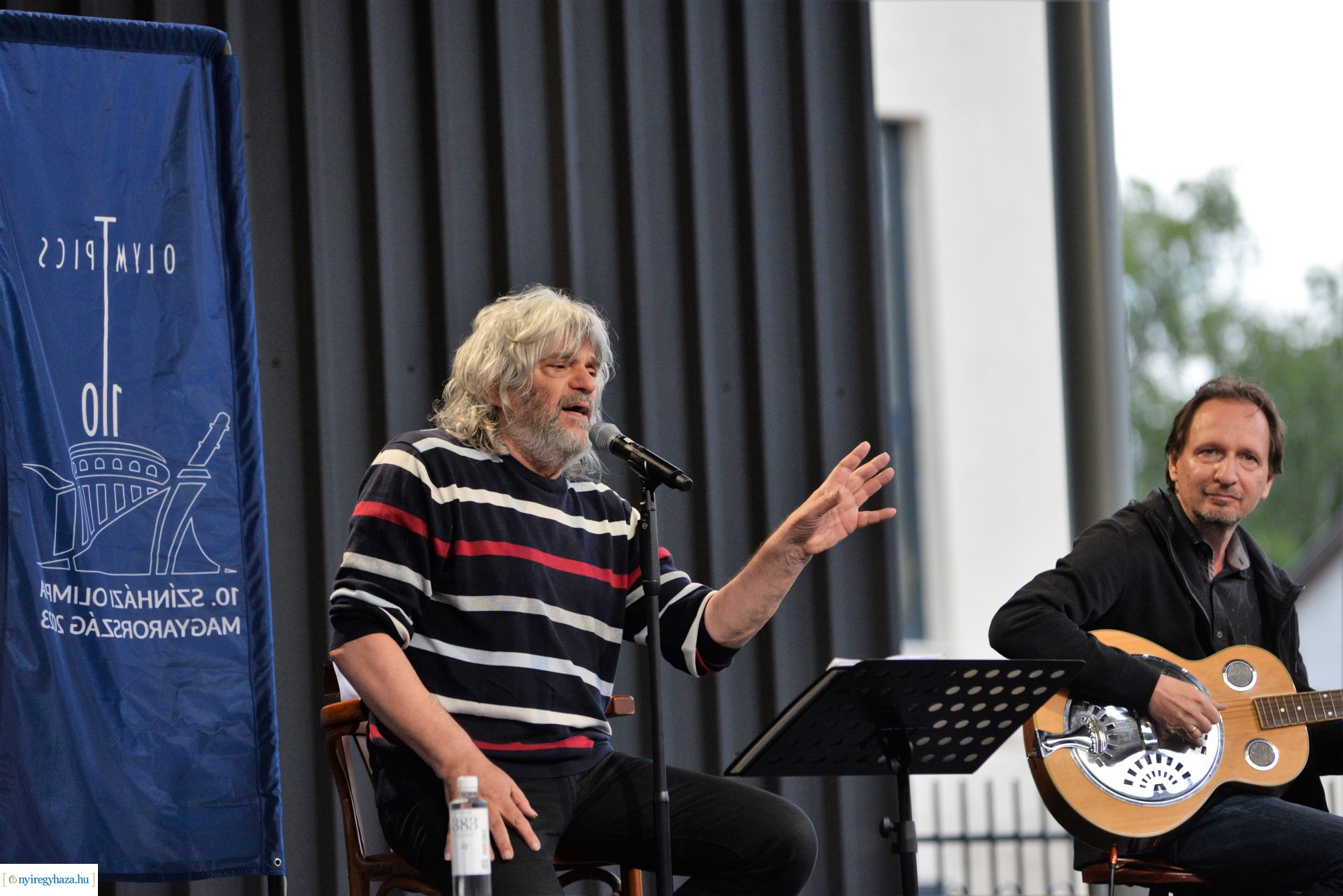 Hobo a Szindbád pódiumszínpadán a 10. Színházi Olimpia programsorozatában