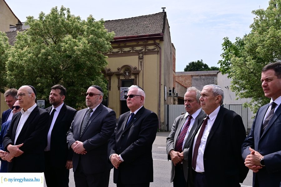 Holokauszt 80 - emlékmű avatás 2024