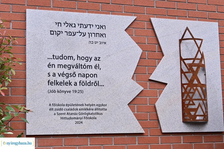 Holokauszt 80 - emlékmű avatás 2024