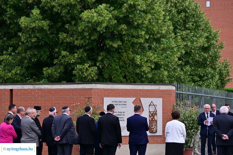 Holokauszt 80 - emlékmű avatás 2024