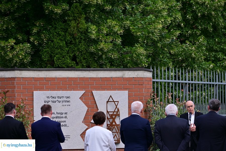 Holokauszt 80 - emlékmű avatás 2024