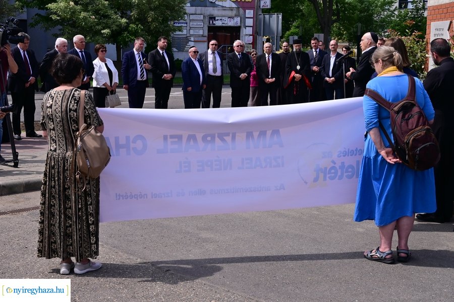 Holokauszt 80 - emlékmű avatás 2024