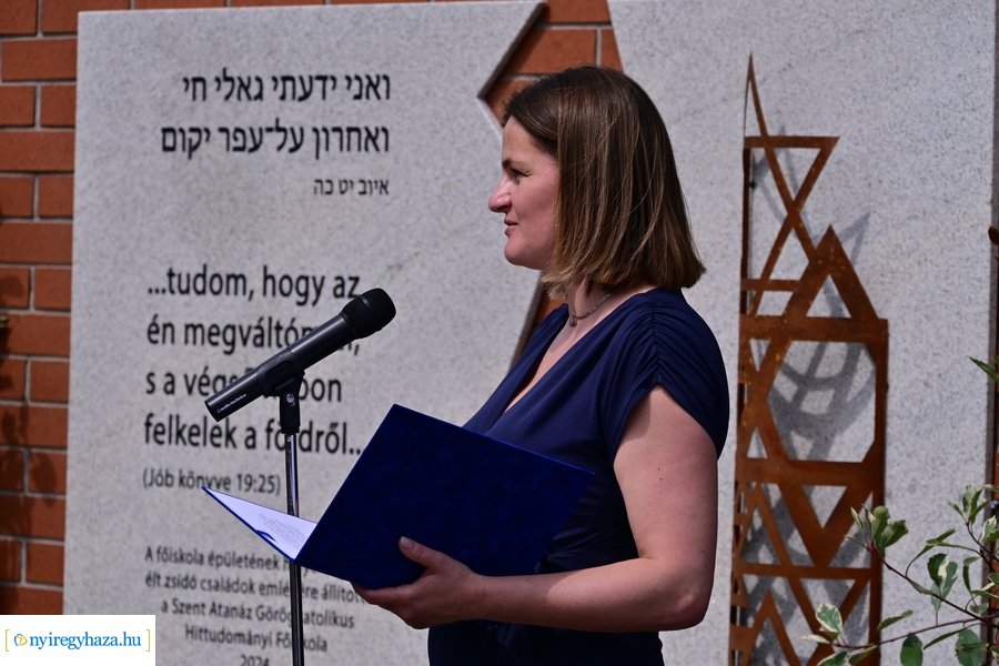 Holokauszt 80 - emlékmű avatás 2024