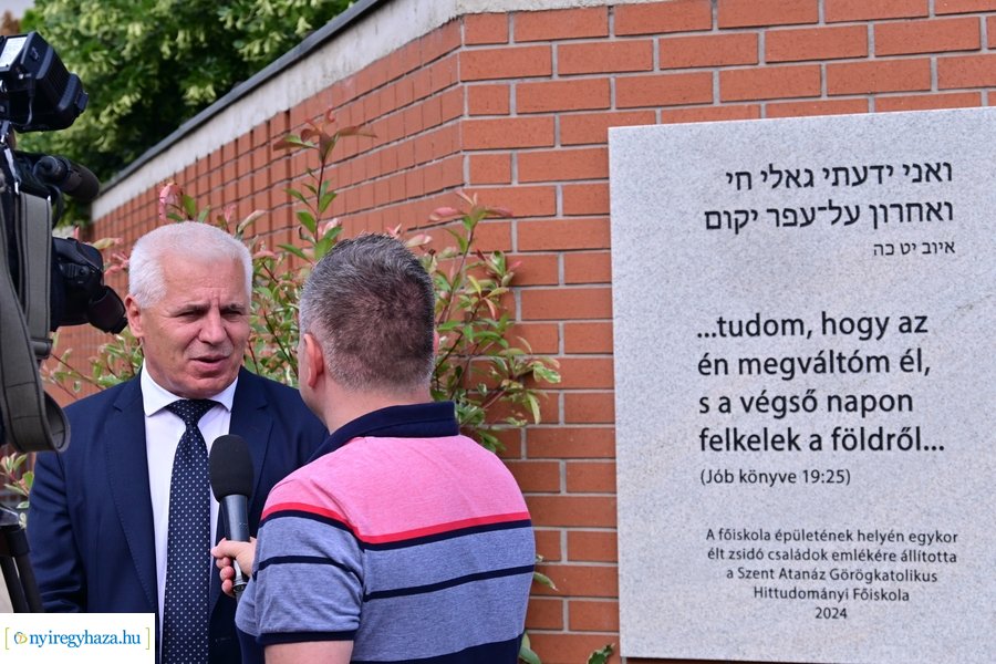 Holokauszt 80 - emlékmű avatás 2024