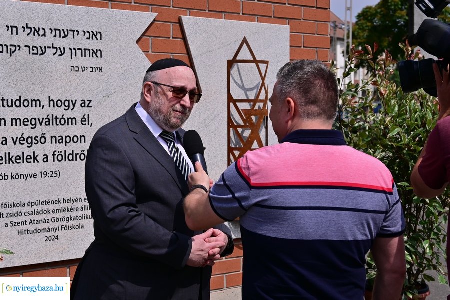 Holokauszt 80 - emlékmű avatás 2024