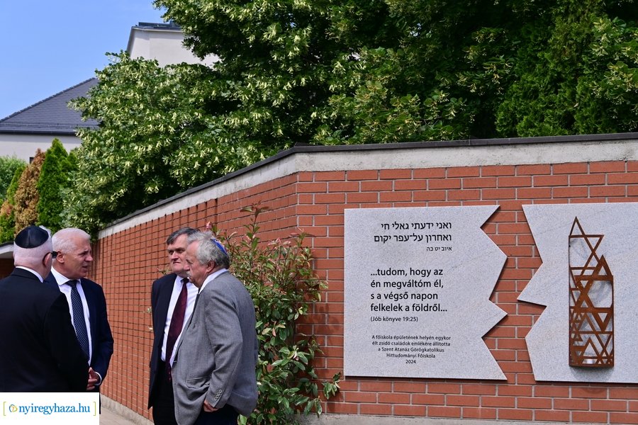 Holokauszt 80 - emlékmű avatás 2024