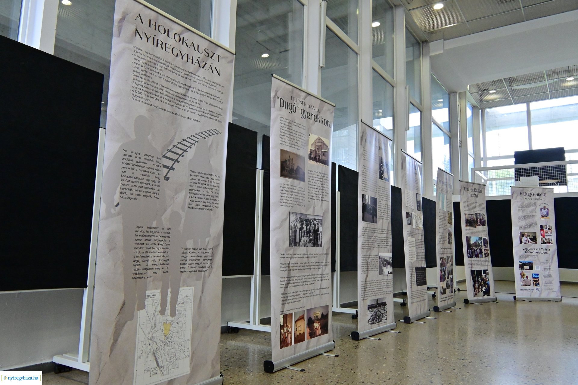 Holokauszt kiállítás a művelődési házban 20241011