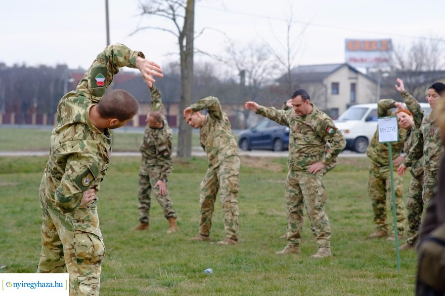 Honvédségi futás a Ligetben